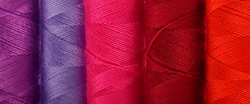 Sewing tread banner